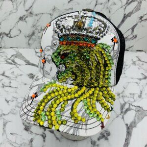 Men’s Lion King Rhinestone Trucker Hat by Rebel Spirit NWT